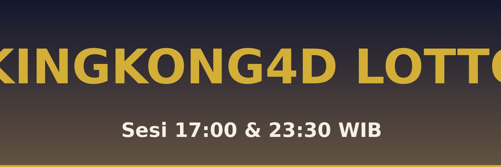 Kingkong4D Lotto Tiro/Truseb